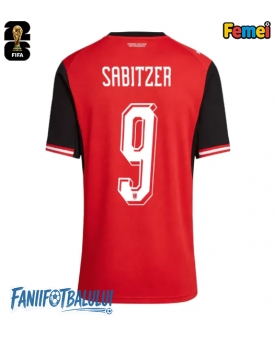 Austria Marcel Sabitzer #9 Echipament de Fotbal Replică Mondial 2026 Femei Acasa